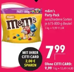 Citti m&m's Party-Pack tilbud