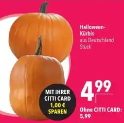 Citti Halloween-Kürbis tilbud