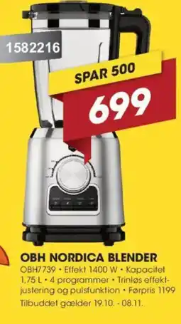 Punkt1 Obh Nordica Blender tilbud