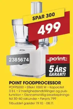 Punkt1 Point foodprocessor tilbud