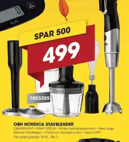 Punkt1 Obh nordica stavblender tilbud