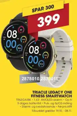 Punkt1 Triacle Legacy One Fitness Smartwatch tilbud