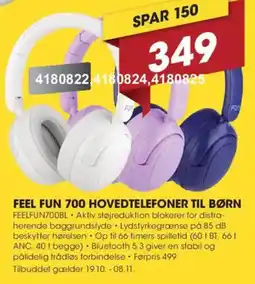Punkt1 Feel Fun 700 Hovedtelefoner Til Børn tilbud