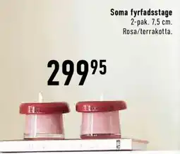 Imerco Soma fyrfadsstage tilbud