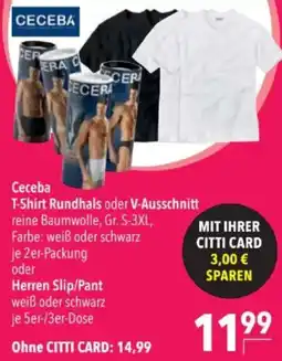 Citti Ceceba T-Shirt Rundhals oder V-Ausschnitt tilbud