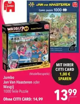 Citti Jumbo Jan Van Haasteren oder Wasgij 1000 Teile Puzzle tilbud