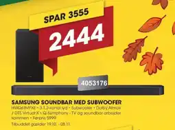 Punkt1 Samsung Soundbar med subwoofer tilbud