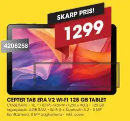 Punkt1 Cepter Tab Era V2 Wi-Fi 128 GB Tablet tilbud