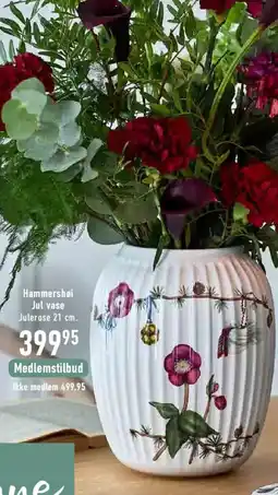 Imerco Hammershøi Jul vase tilbud