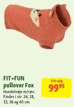 Maxi Zoo Fit+fun pullover fox tilbud