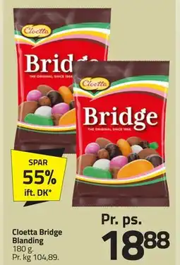 Fleggaard Cloetta Bridge Blanding tilbud