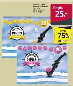 Fleggaard Skipper’s Pipes Original el. Sea Salt tilbud