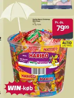 Fleggaard Haribo Merry Christmas Mini Poser tilbud