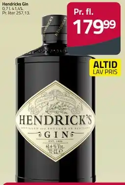 Fleggaard Hendricks Gin tilbud