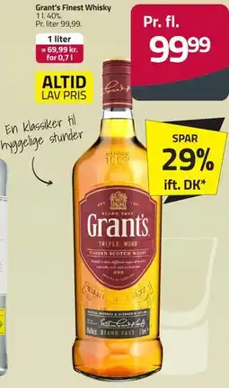 Fleggaard Grant’s Finest Whisky tilbud