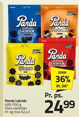 Fleggaard Panda Lakrids tilbud