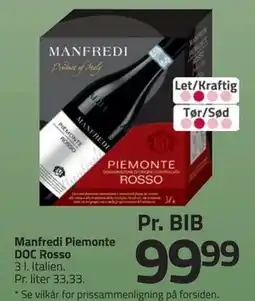 Fleggaard Manfredi Piemonte DOC Rosso tilbud