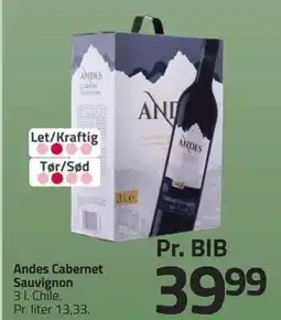 Fleggaard Andes Cabernet Sauvignon tilbud