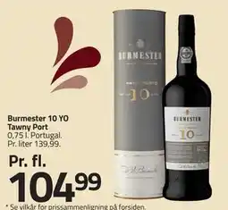 Fleggaard Burmester 10 YO Tawny Port tilbud