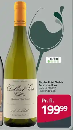 Fleggaard Nicolas Potel Chablis 1er cru Vaillons tilbud