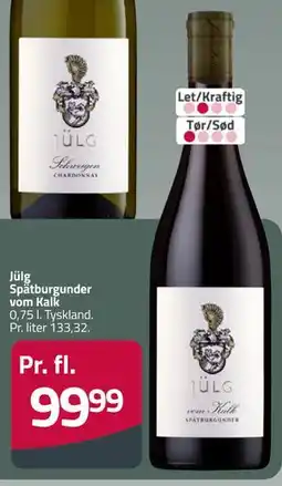 Fleggaard Jülg Spätburgunder vom Kalk tilbud
