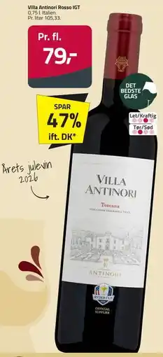 Fleggaard Villa Antinori Rosso IGT tilbud