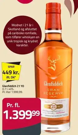 Fleggaard Glenfiddich 21 YO tilbud