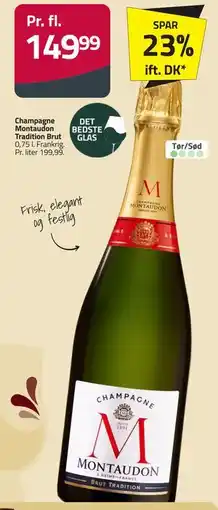 Fleggaard Champagne Montaudon Tradition Brut tilbud