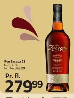 Fleggaard Ron Zacapa 23 tilbud