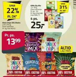 Fleggaard Kims Chips 50% Ekstra tilbud
