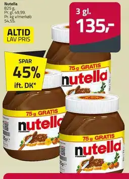Fleggaard Nutella tilbud