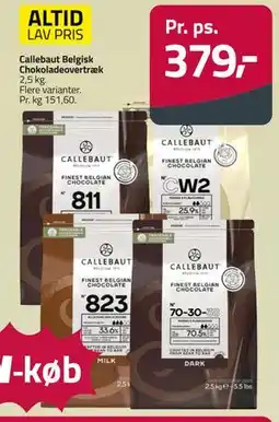 Fleggaard Callebaut Belgisk Chokoladeovertræk tilbud
