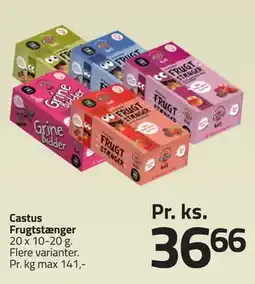 Fleggaard Castus Frugtstænger tilbud