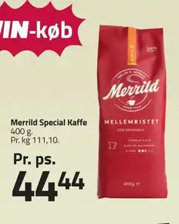 Fleggaard Merrild Special Kaffe tilbud