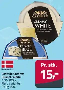 Fleggaard Castello Creamy Blue el. White tilbud