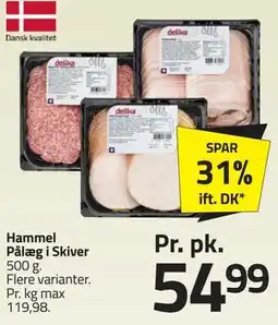 Fleggaard Hammel Pålæg i Skiver tilbud