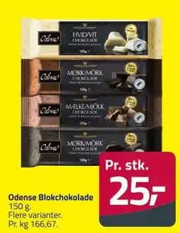 Fleggaard Odense Blokchokolade tilbud
