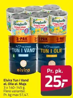 Fleggaard Elvira Tun i Vand el. Olie el. Majs tilbud