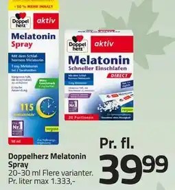 Fleggaard Doppelherz Melatonin Spray tilbud