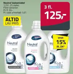 Fleggaard Neutral Vaskemiddel tilbud
