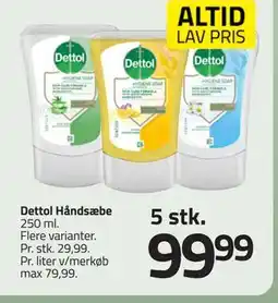 Fleggaard Dettol Håndsæbe tilbud
