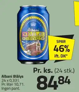Fleggaard Albani Blålys tilbud