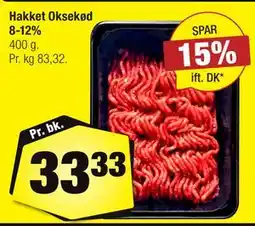 Calle Hakket Oksekød 8-12% tilbud