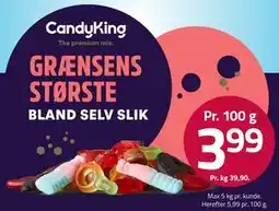 Fleggaard CandyKing bland selv slik tilbud