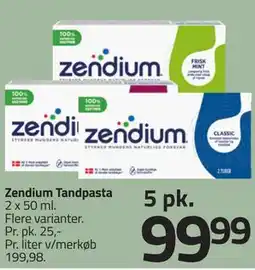 Fleggaard Zendium Tandpasta tilbud