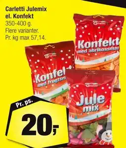 Calle Carletti Julemix el. Konfekt tilbud