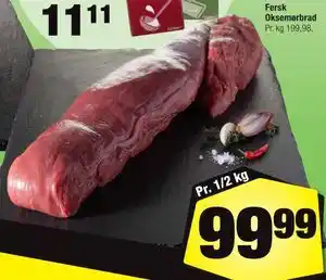 Fersk Oksemørbrad
