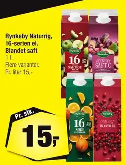 Calle Rynkeby Naturrig, 16-serien el. Blandet saft tilbud