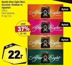 Calle Nestlé After Eight Mint, Karamel, Hindbær el. Appelsin tilbud