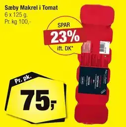 Calle Sæby Makrel i Tomat tilbud